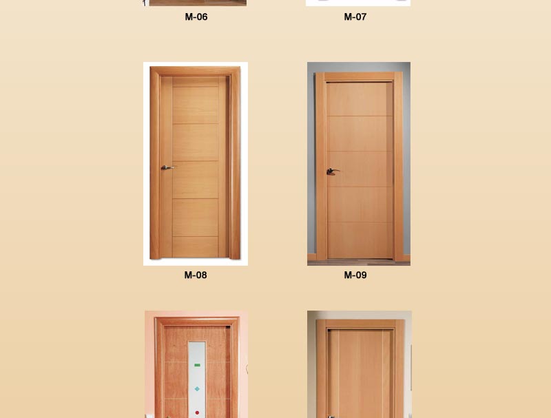 Puertas de interior modernas de cerezo